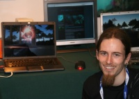 Chris at the rAge Expo